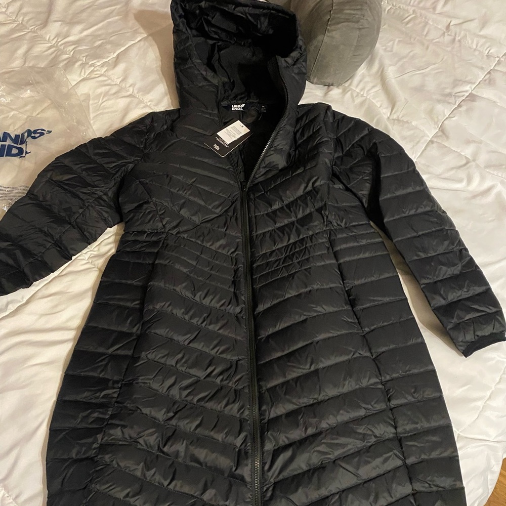 Lands’ End Ladies packable down coat
